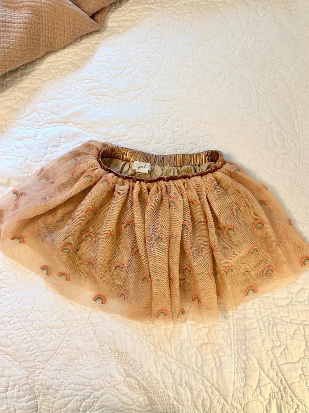 Rose Gold Rainbow Tutu
